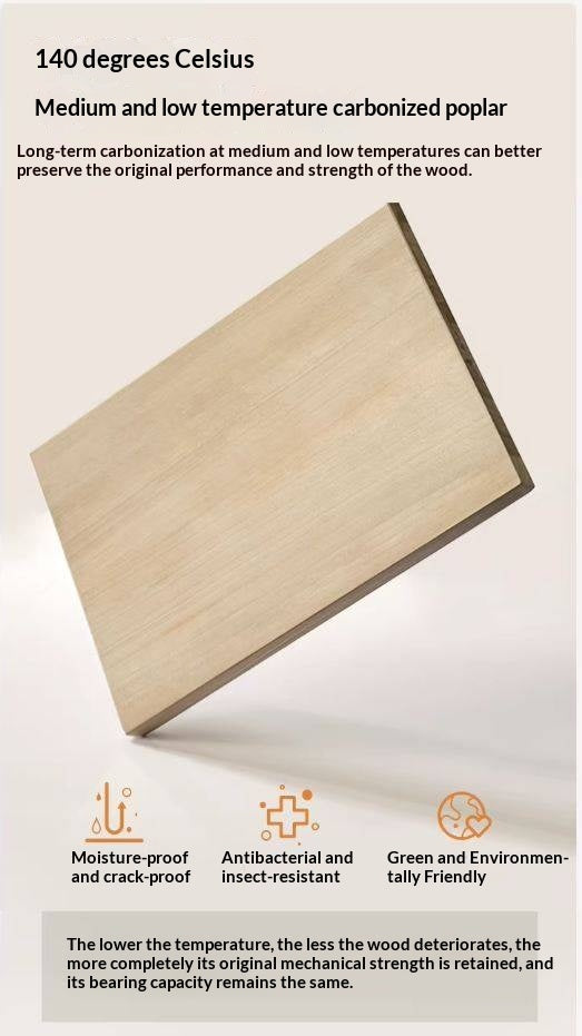 Poplar Solid Wood Vintage Style Study Storage Cabinet