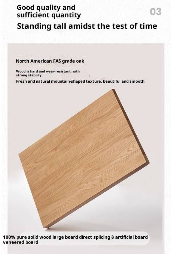 Oak Solid Wood Narrow Bauhaus Style Bookshelf