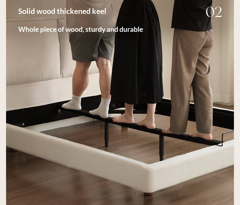 Fabric Suspended Bed Wabi Sabi Style