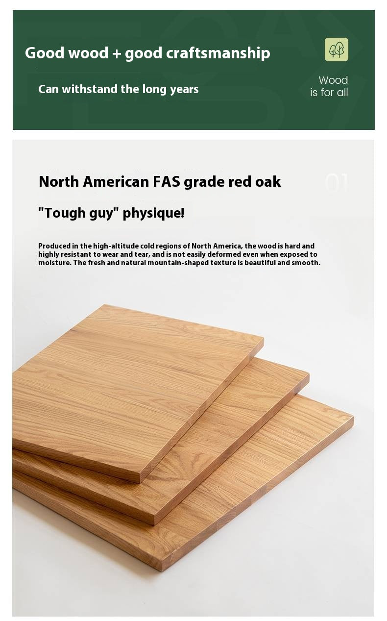 Oak, Ash Solid Wood Modern Skeleton Line TV Cabinet