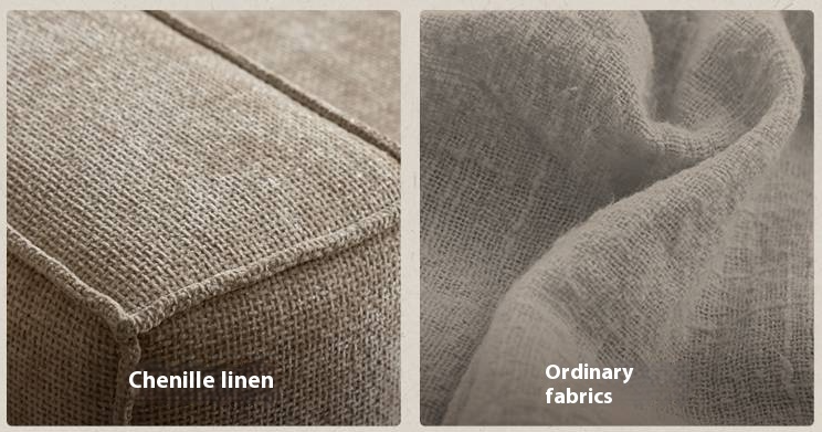 Fabric French Retro Soft Back Bed