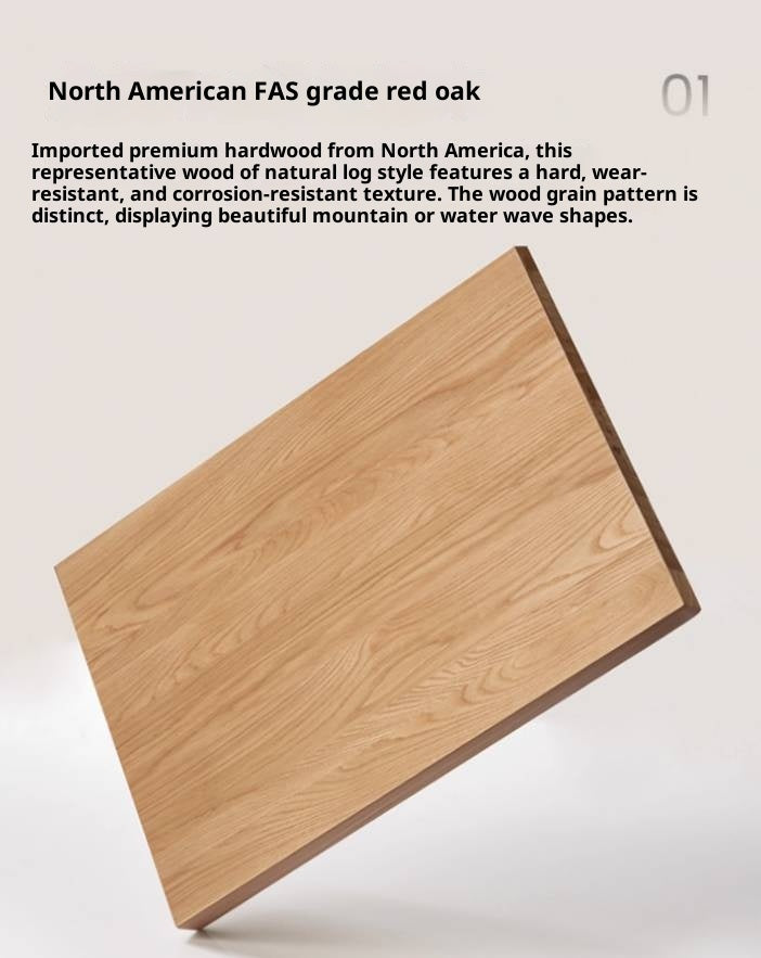 Oak Solid Wood Modern Long Soft Bench