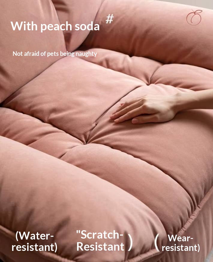 French Vintage Electric Recliner Chair with Cat-Scratch Resistant Fabric