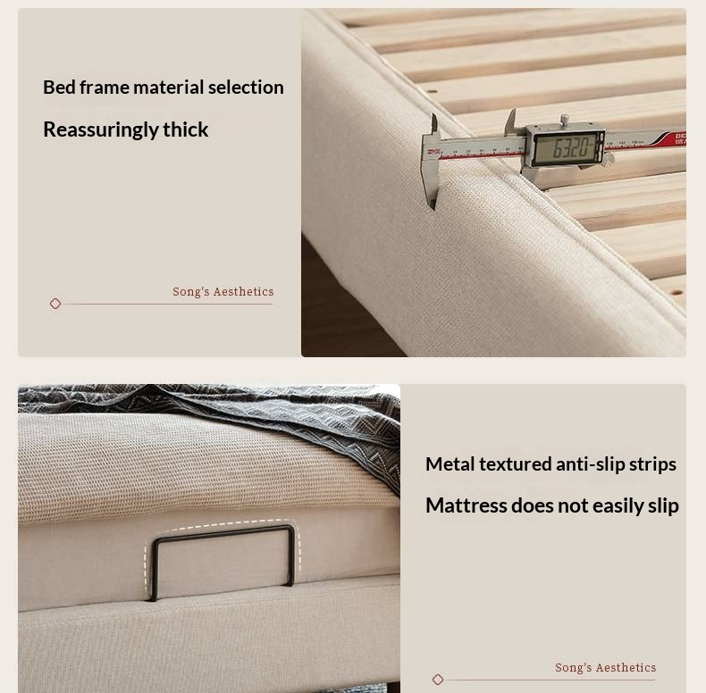 Fabric Suspended Bed Wabi Sabi Style