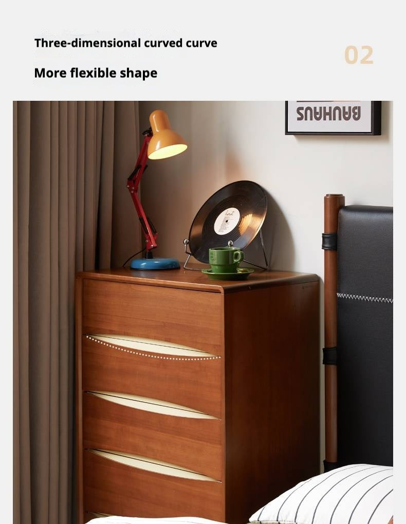 Poplar Solid Wood Antique Style Chest of Drawers.