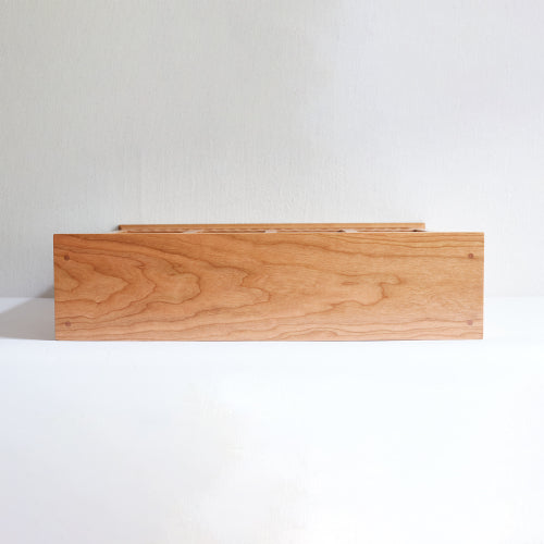 Cherry Solid Wood Kitchen Storage Rack Table Cup Holder