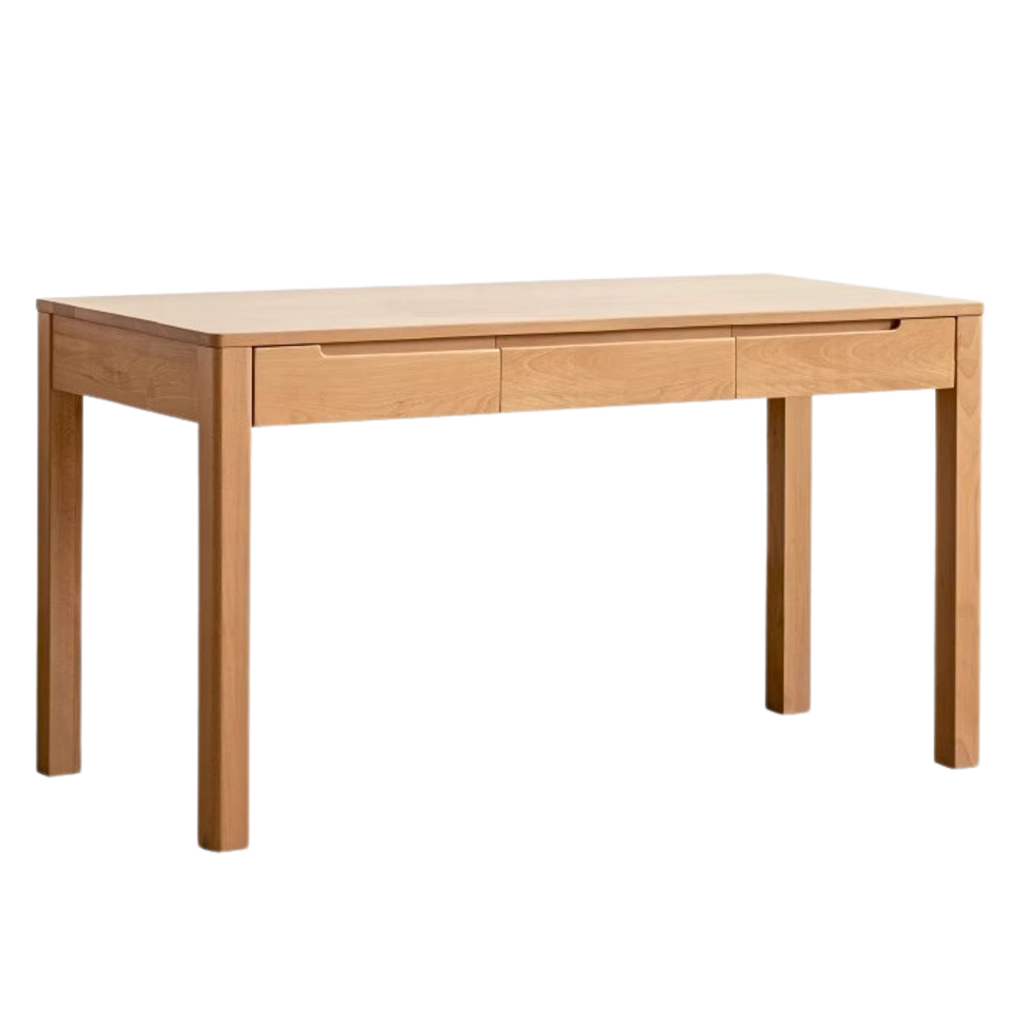 Beech Solid Wood Study Computer Office Desk