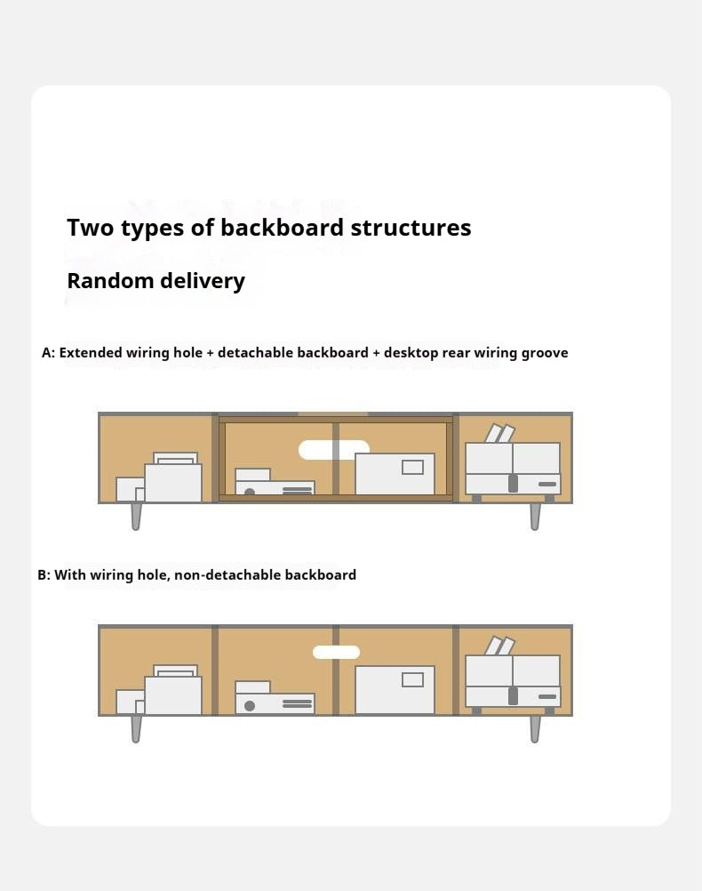 Tulipwood Solid Wood Light Luxury Rock Slab Double Drawer TV Cabinet
