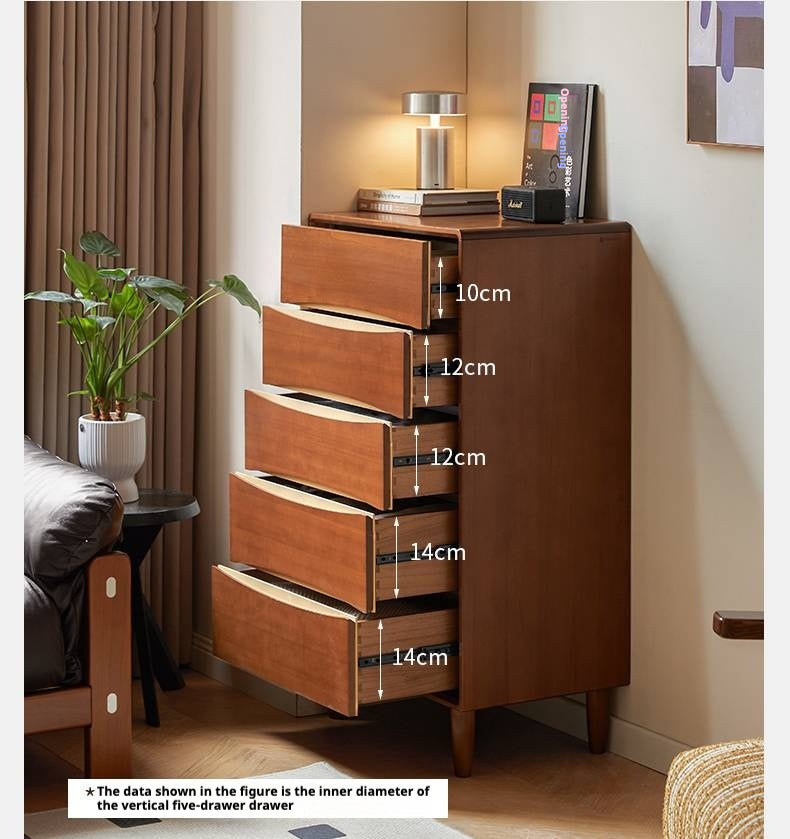 Poplar Solid Wood Antique Style Chest of Drawers.