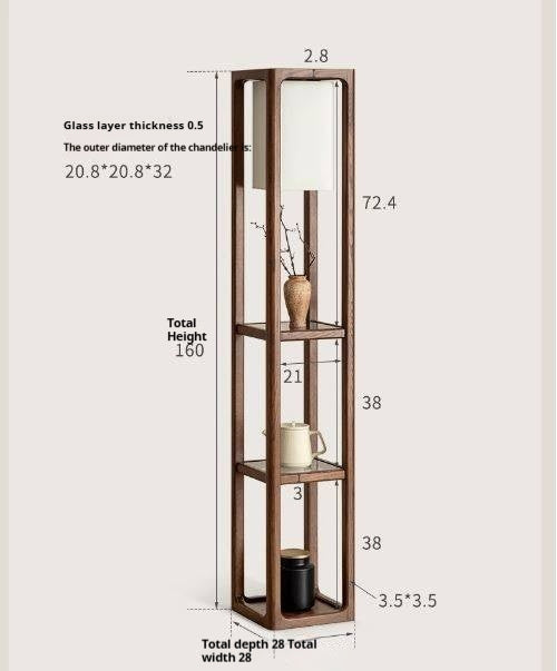 Oak Solid Wood Storage Rack.