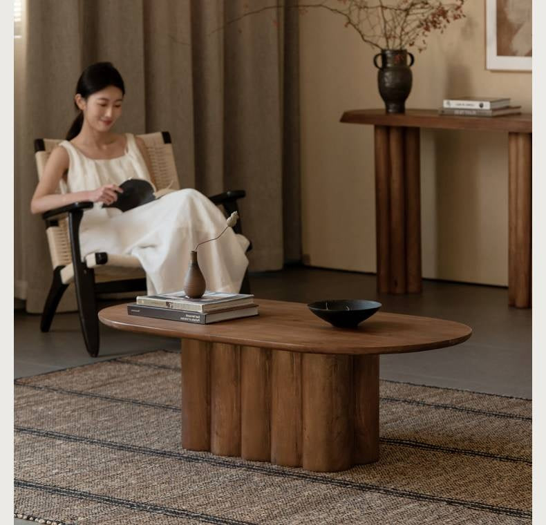 Mango Solid Wood Wabi Sabi Style Coffee Table