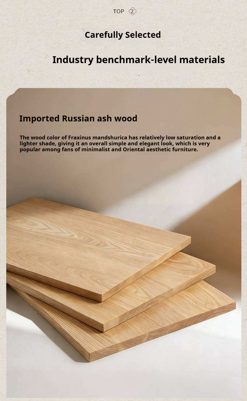 Ash Solid Wood Box Bed Modern Simple