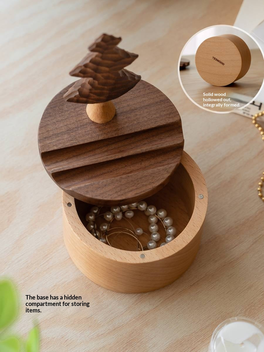 Black Walnut, Beech Solid Wood Phone Stand