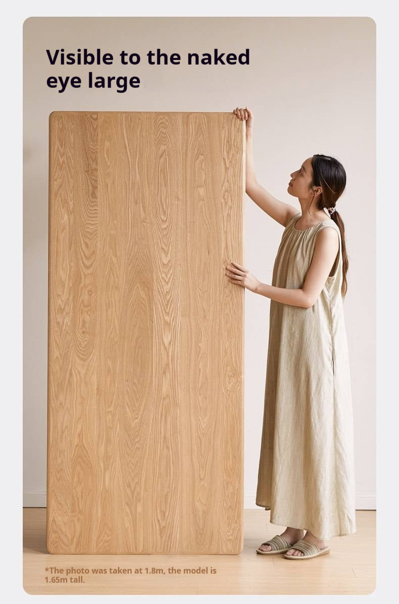 Ash Solid Wood Modern Minimalist Office Desk