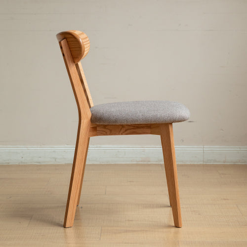Oak Solid Wood Upholstered Dining Chair