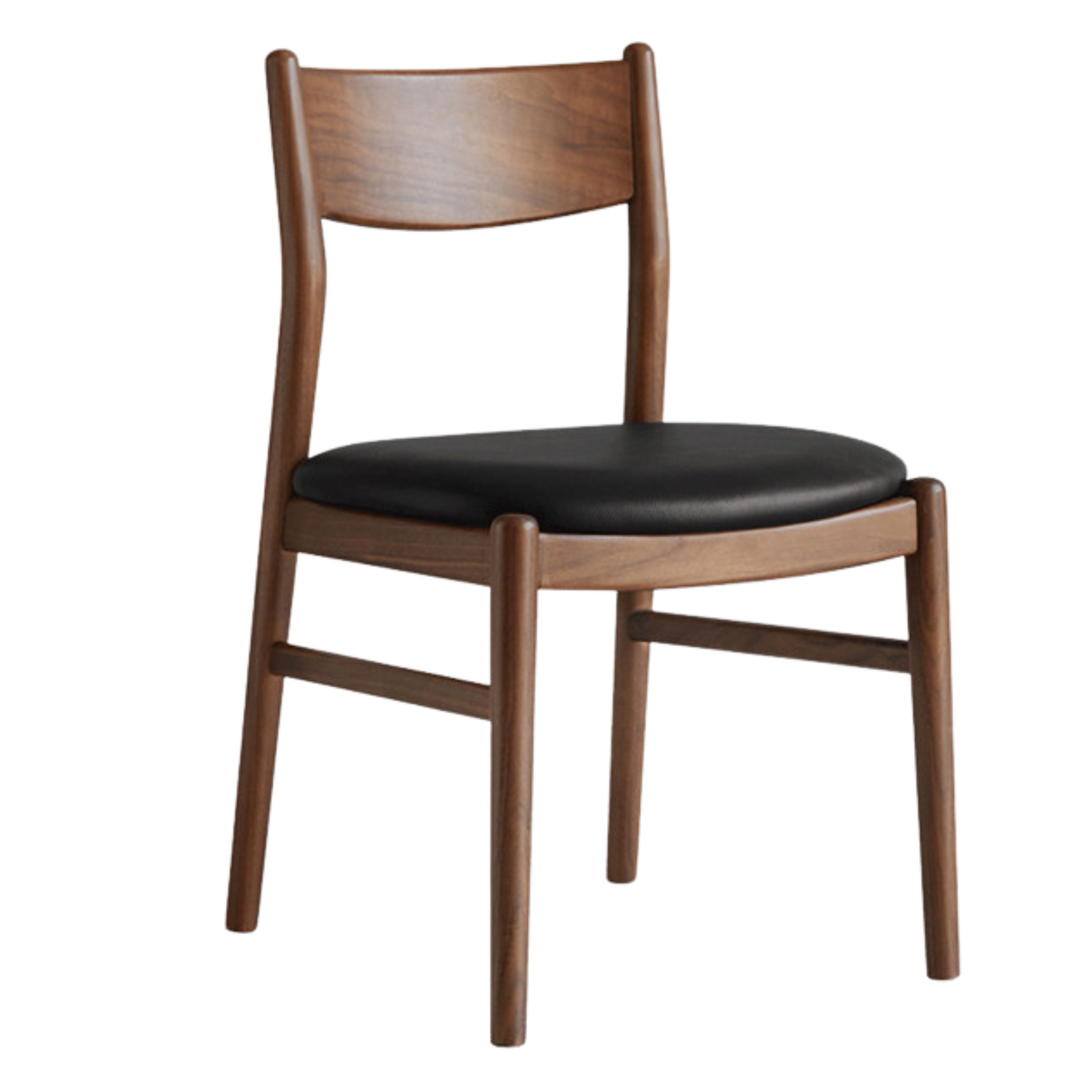 4 pcs Black Walnut, Ash, Oak, White Oak, Beech, Sandalwood Solid Wood Dining Chair Retro