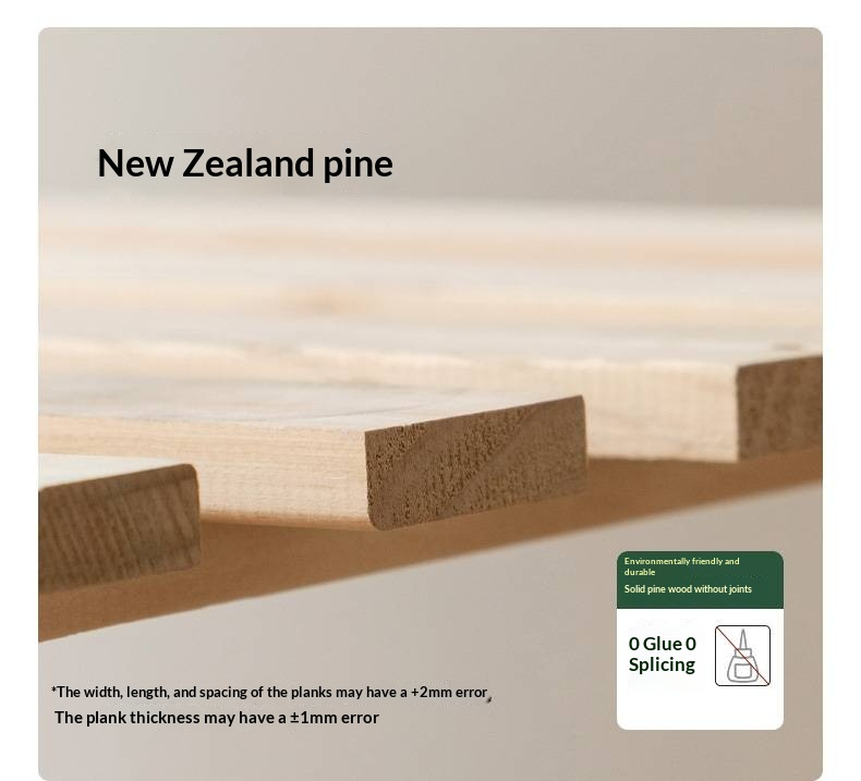 Oak Solid Wood Box Bed, Modern Minimalist