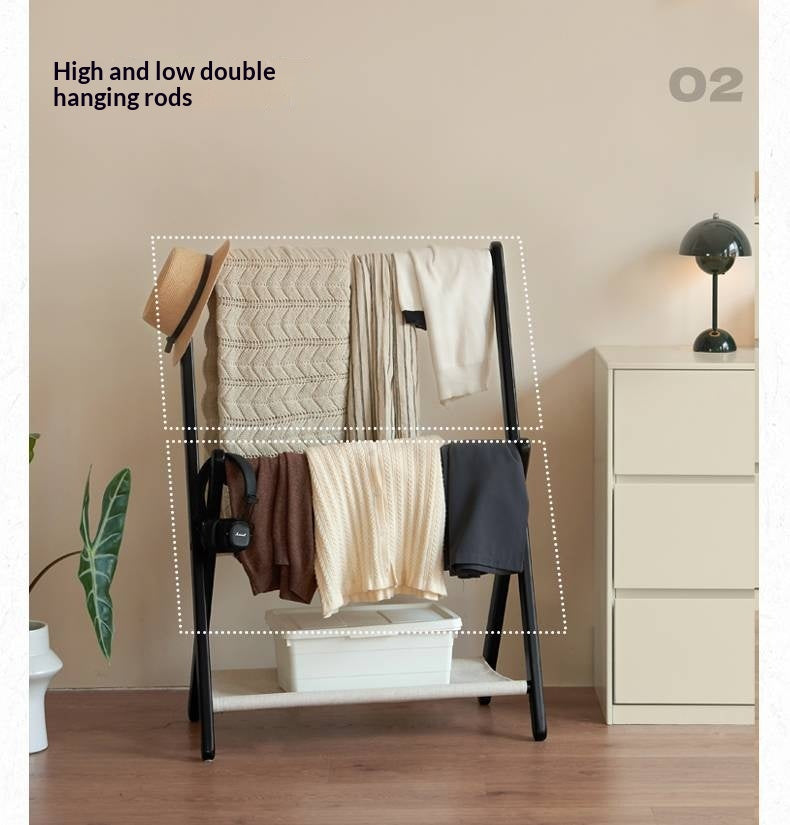 Solid Rubberwood Clothes Hanger