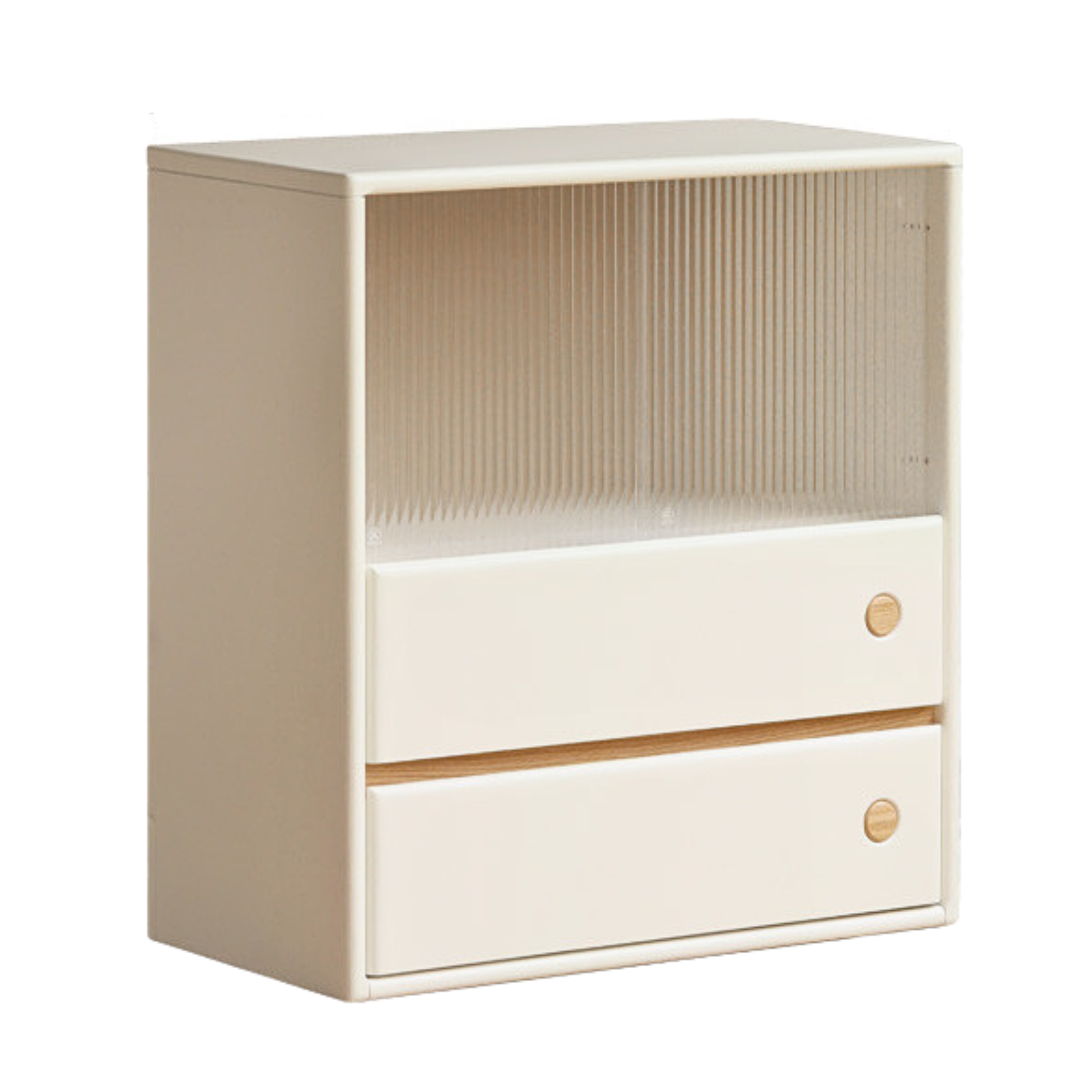 Solid Rubberwood Storage Multi-Functional Storage Bookcase.