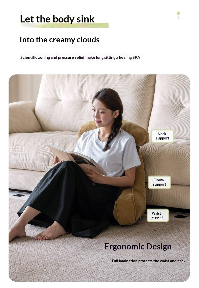 Bed Headboard with Upholstered Backrest Cushion