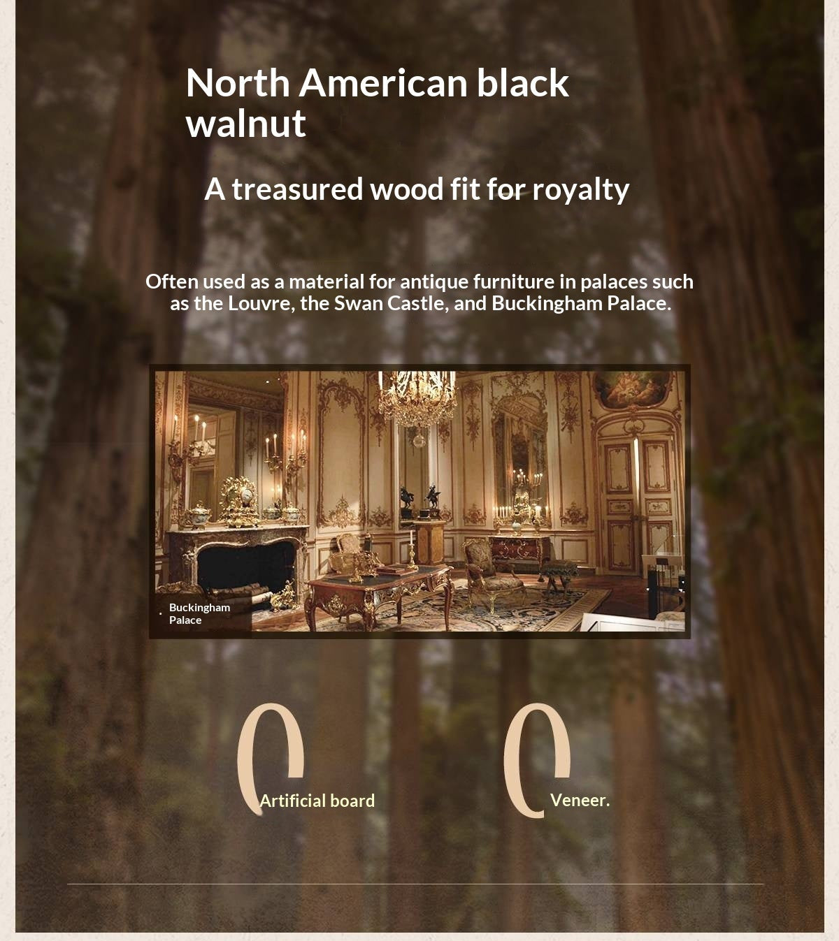 Black Walnut, Golden Pearwood, Sandalwood Solid Wood North American Dining Table