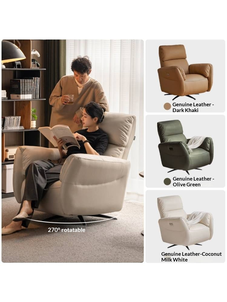 Genuine Leather Modern Functional Electric Chair