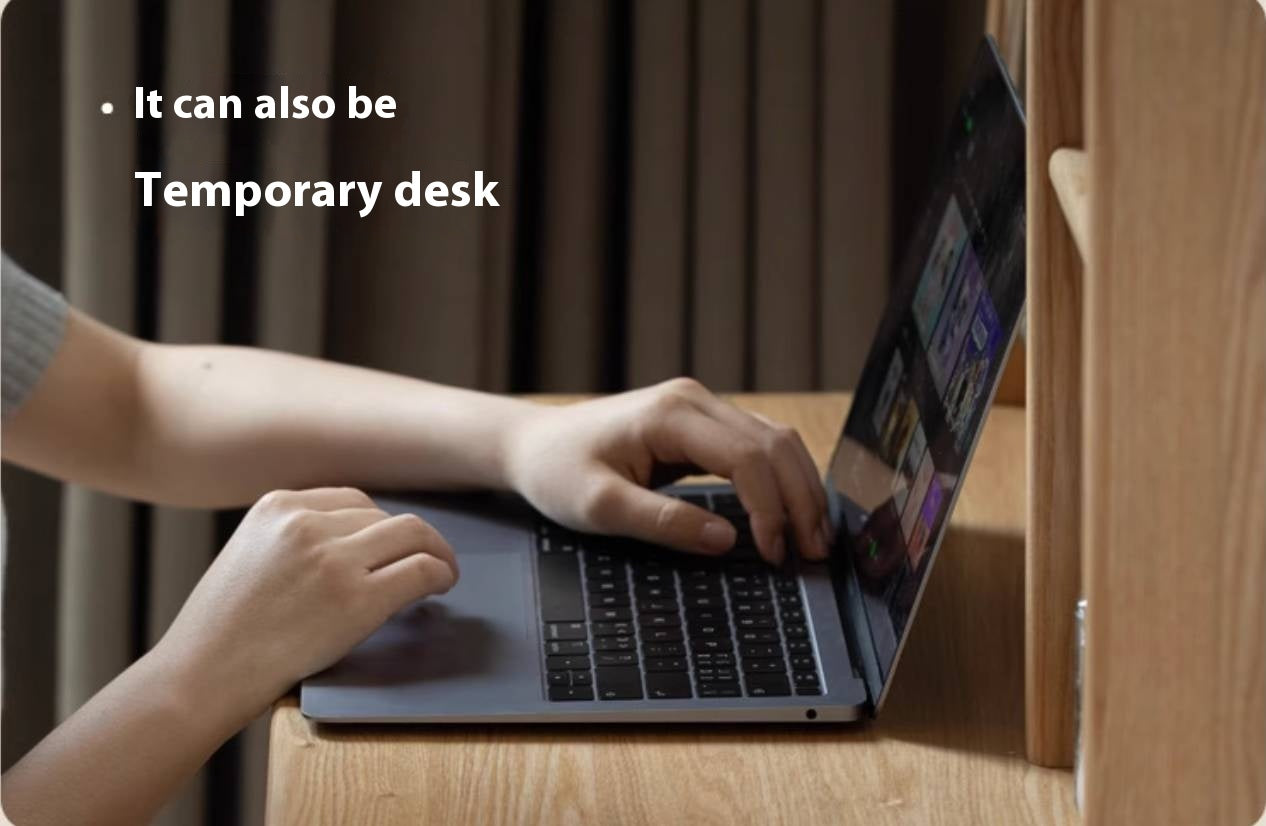 Ash Solid Wood Modern Style Vanity Table Multi Functional.