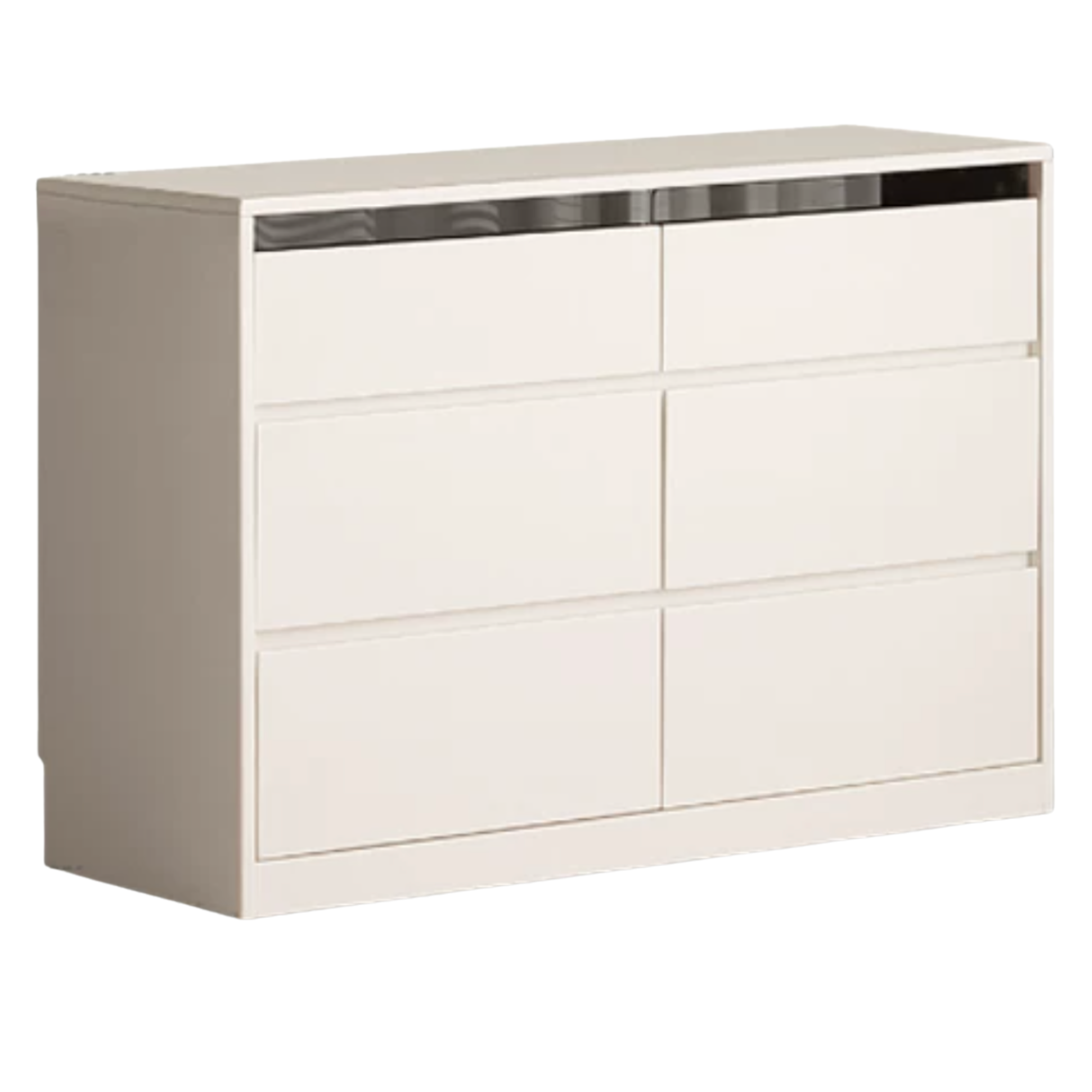 Solid Rubberwood White Cream Vanity Table