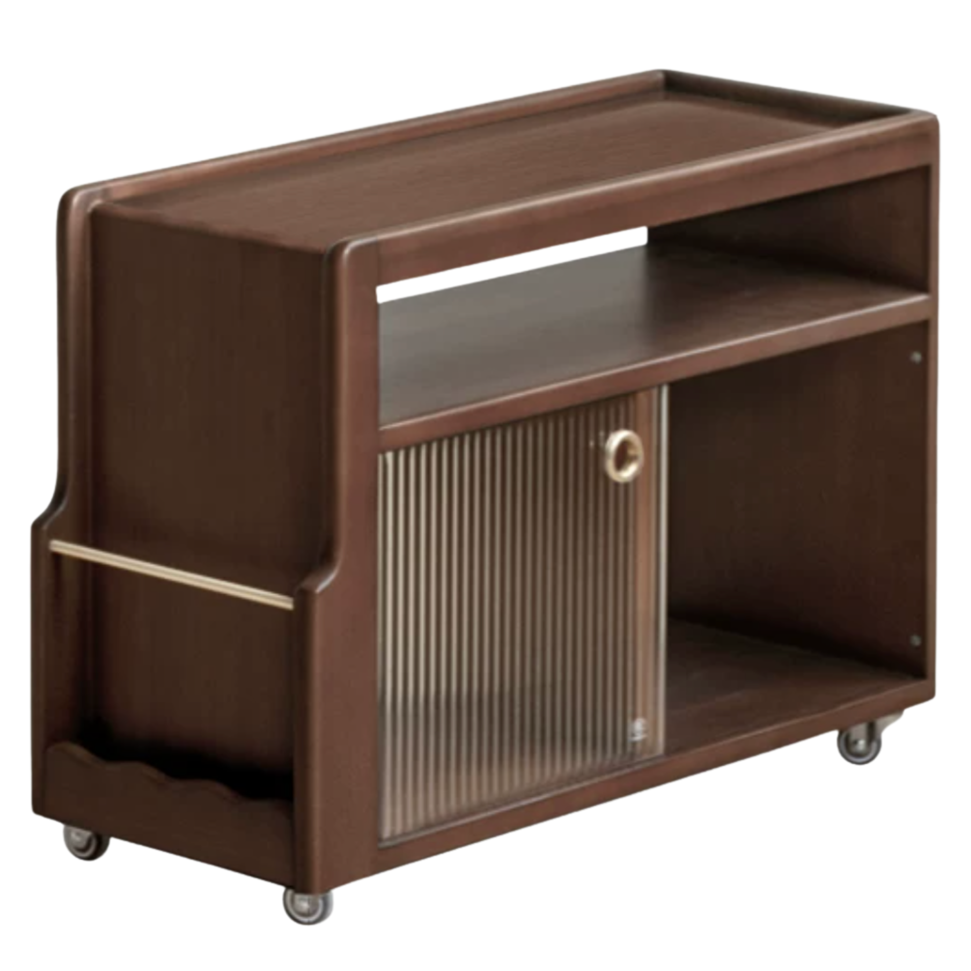 Black Walnut, Oak, Poplar, Golden Pear Solid Wood Ancient Style Side Table