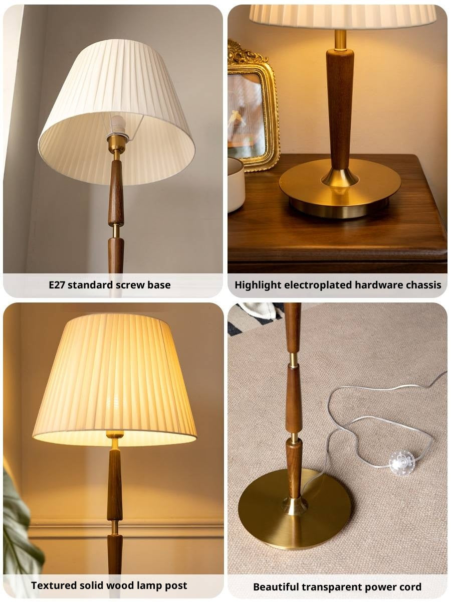 Ash Solid Wood Japanese Style Luxury Lamp