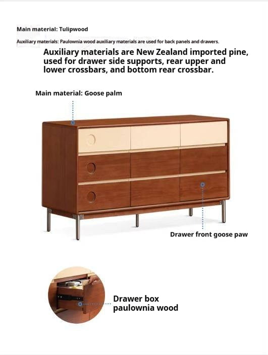 Tulipwood , Cherry Solid Wood Antique Style Drawer