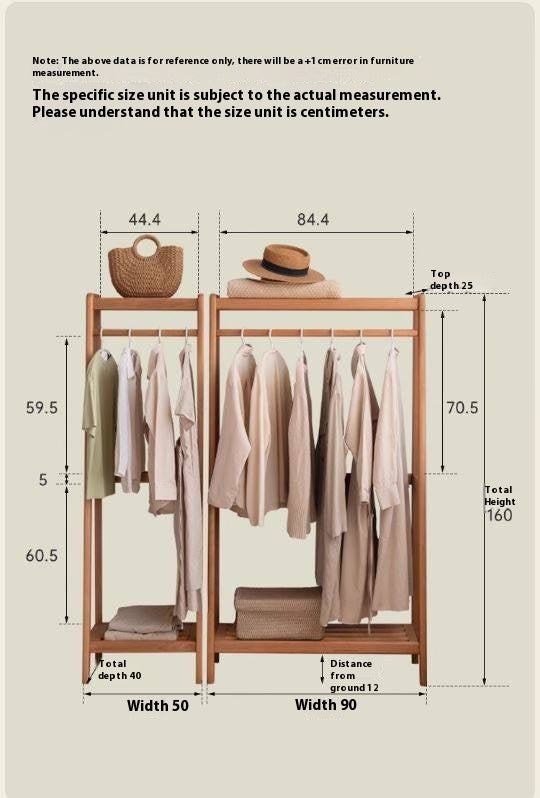 Cherry Solid Wood Retro Medieval Style Hanger