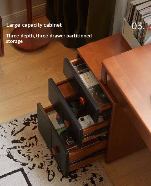 Poplar Solid Wood Desk Extendable Office Desk