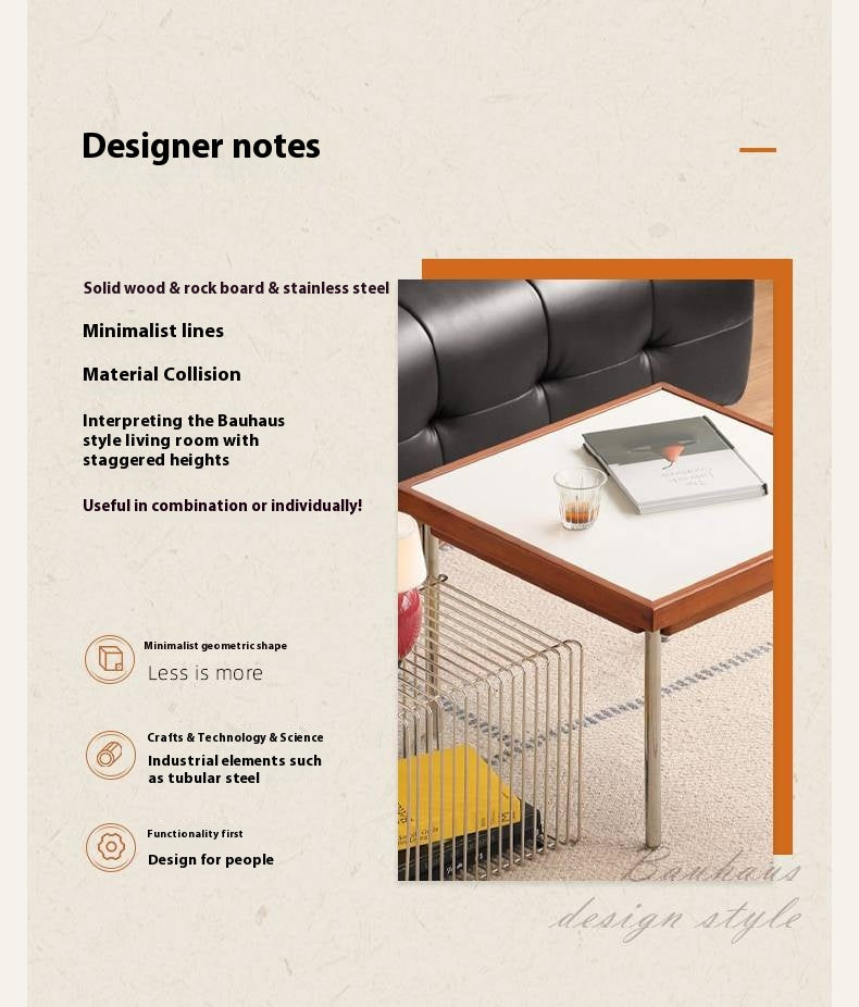 Poplar Solid Wood Ancient Square Coffee Table