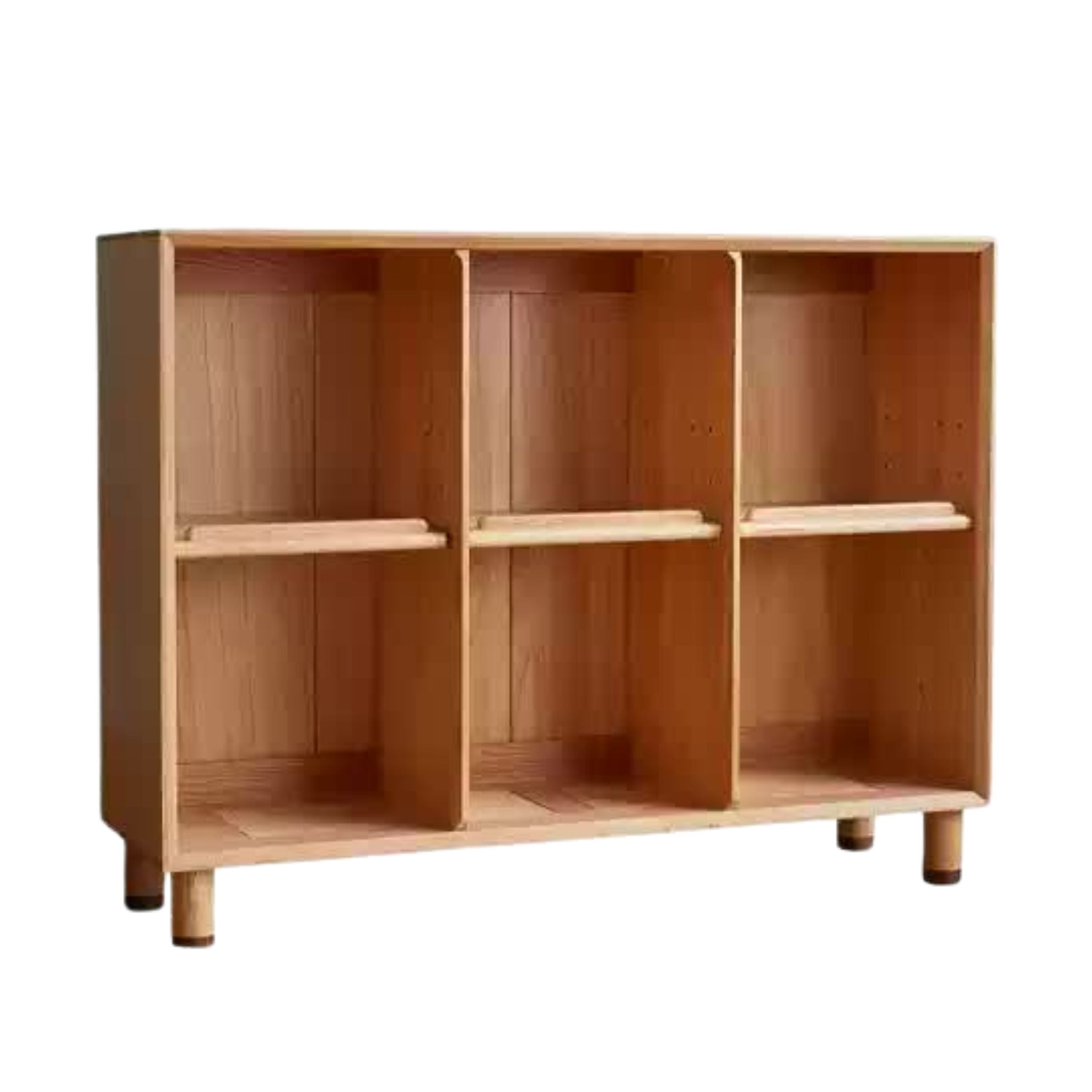 Oak Solid Wood Modern Creative Bookcase