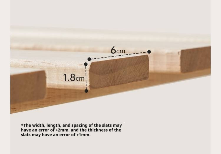 Oak Solid Wood Bed Modern Minimalist Large Bed