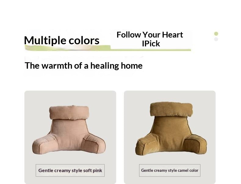 Bed Headboard with Upholstered Backrest Cushion