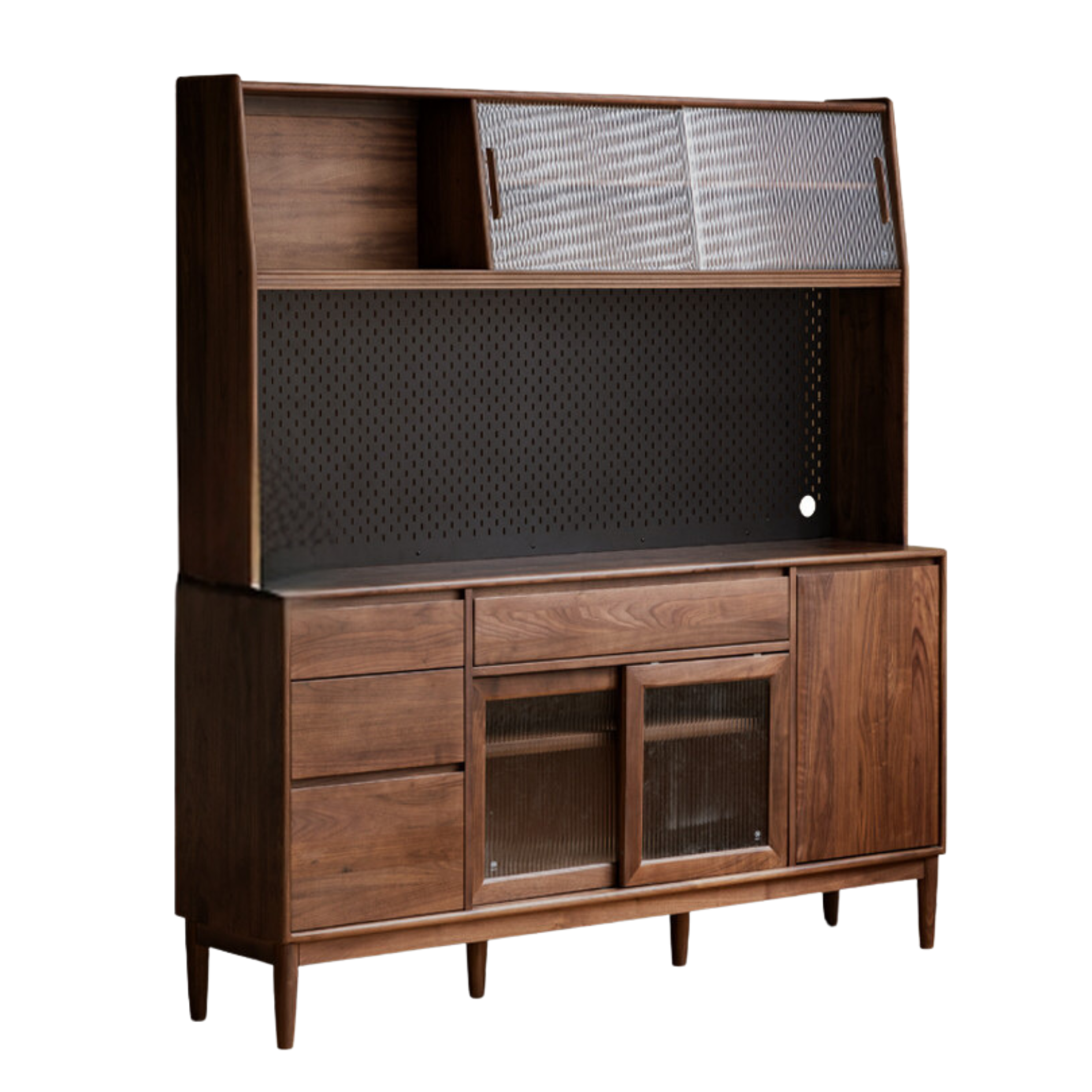 Black Walnut Solid Wood Simple Modern Sideboard