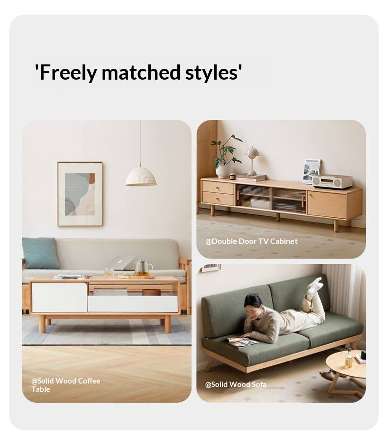 Beech Solid Wood Warm Coffee Table