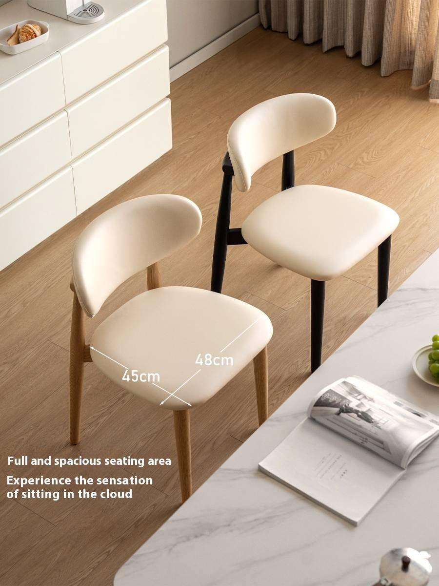 Set 4 pcs Ash, Oak Solid Wood Modern Soft Dining Chair