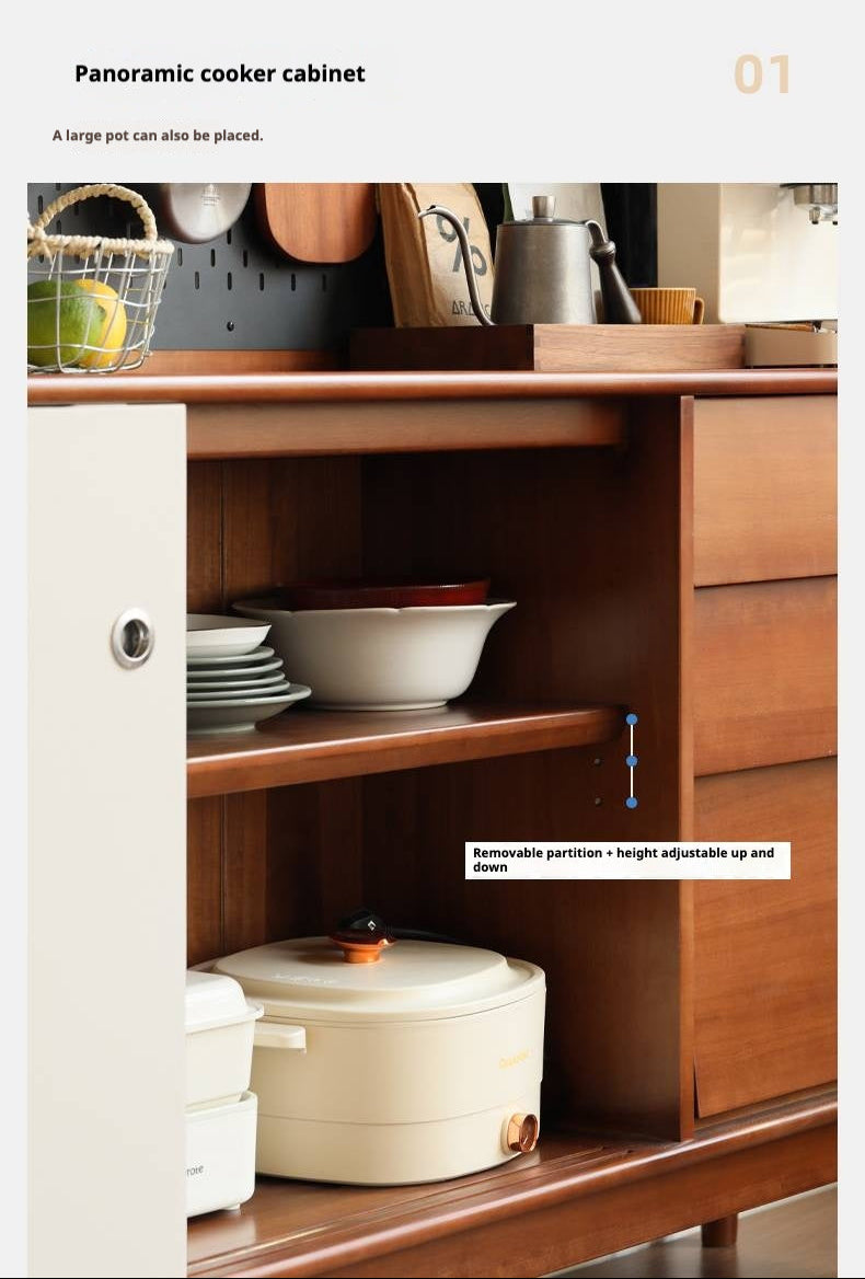 Tulipwood Solid Wood Vintage Style Retro Sideboard