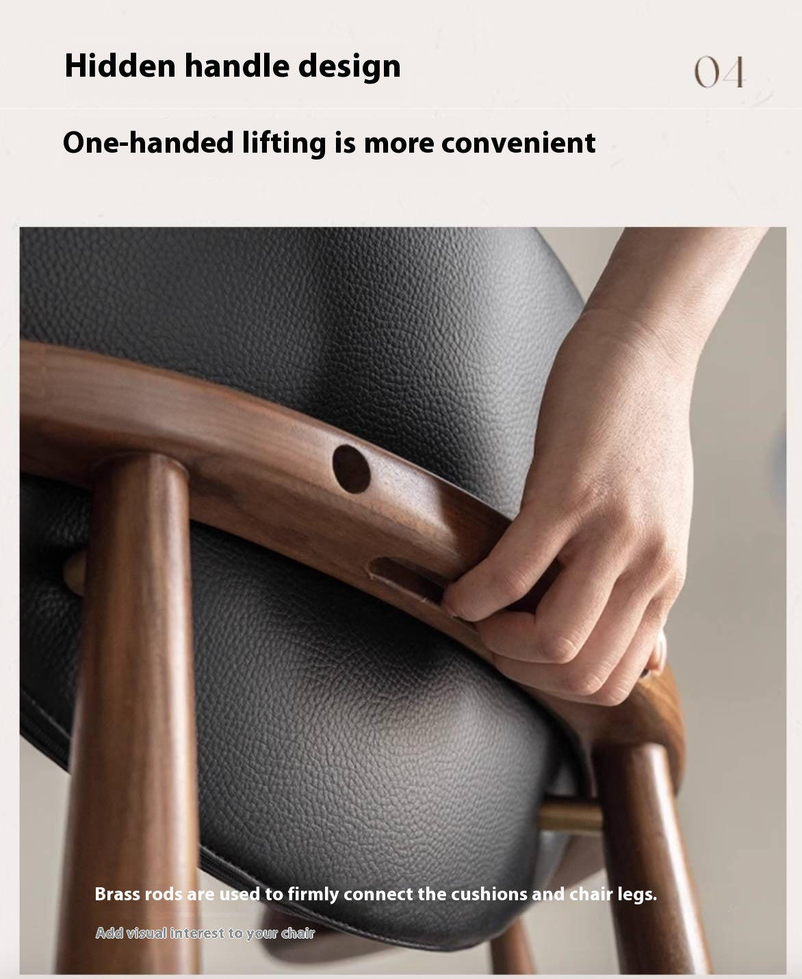 Black Walnut, Red Oak, Golden Sandalwood, White Ash, Ash Dining Armchair