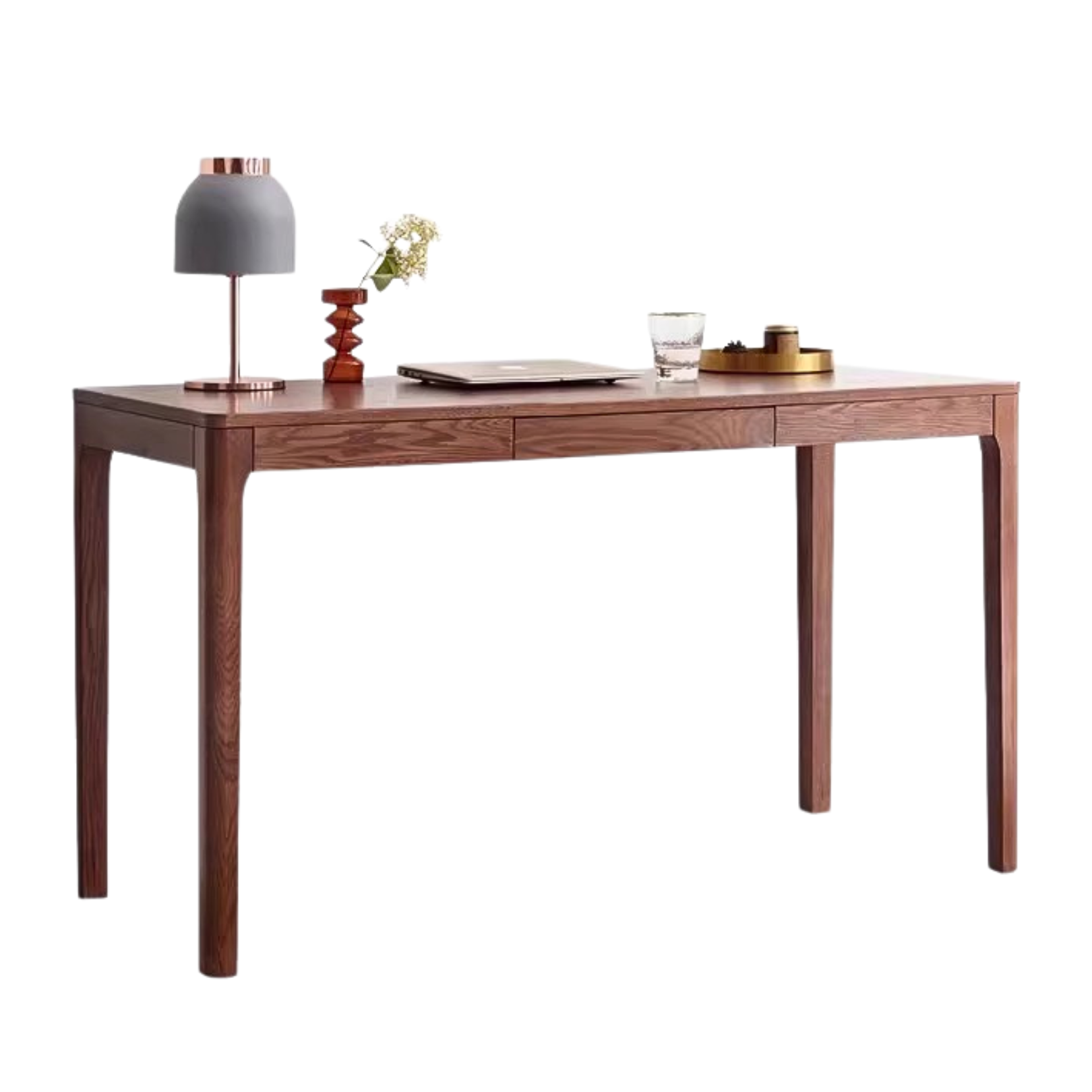 Oak, Beech Solid Wood Walnut Color Office Desk