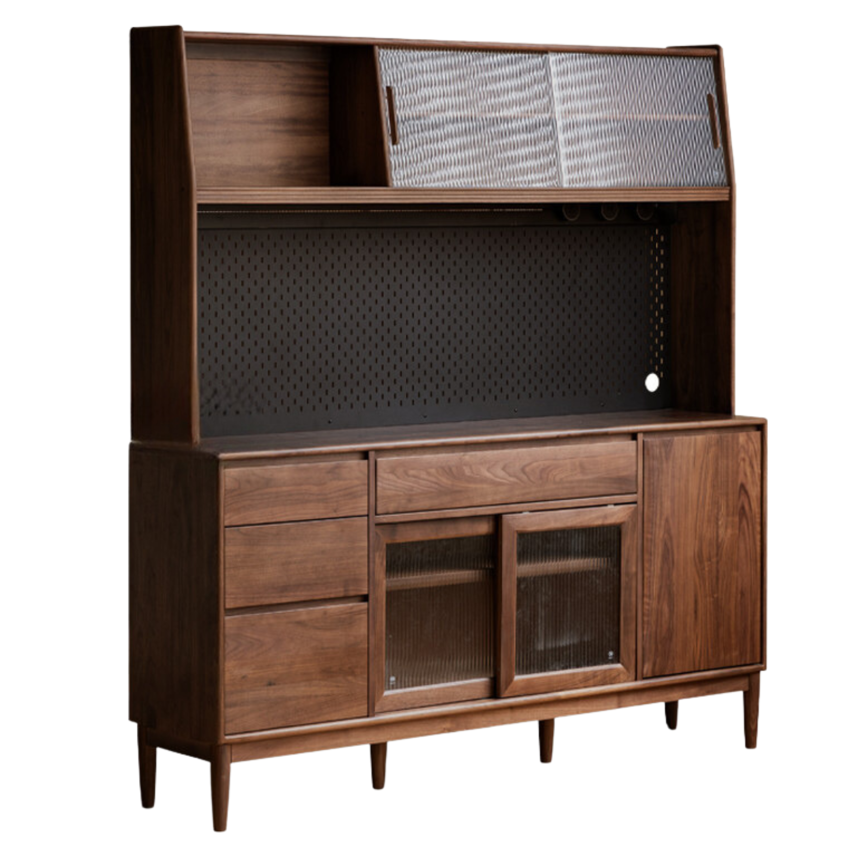 Black Walnut Solid Wood Simple Modern Sideboard