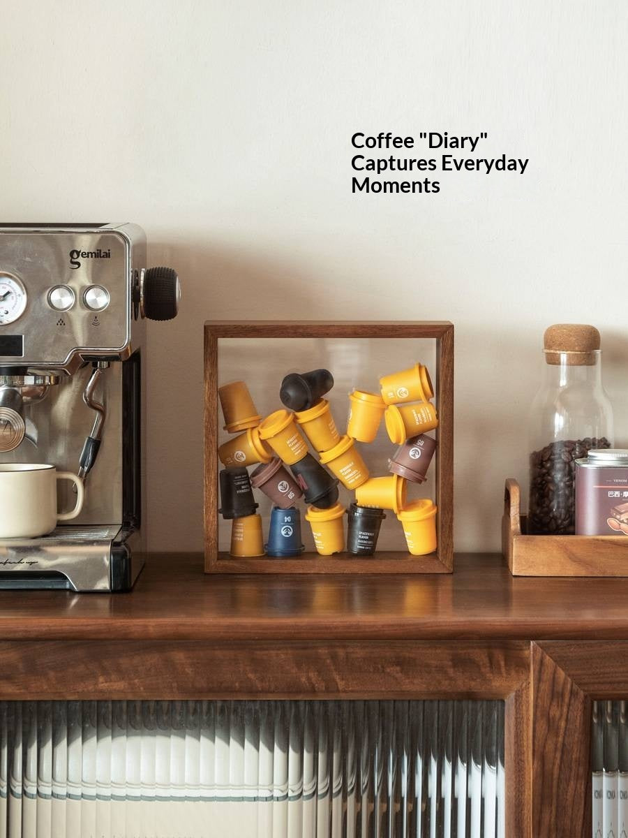 Beech, Sapele Solid Wood Nordic Hollow Photo Frame