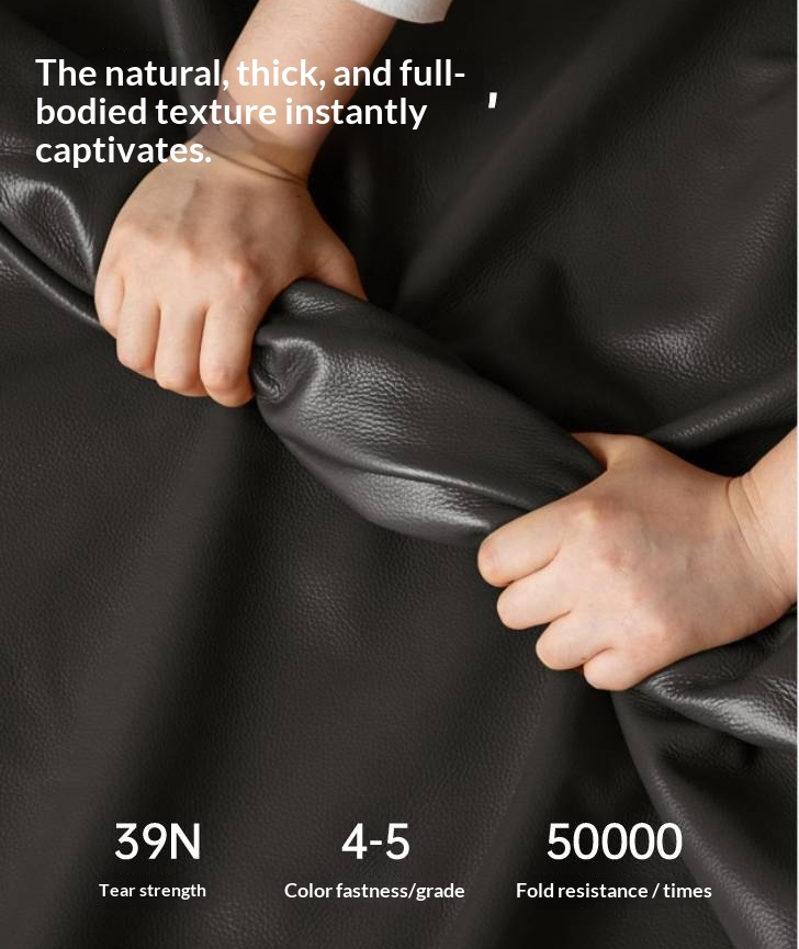 Black Walnut Solid Wood Genuine Leather Upholstered Bed