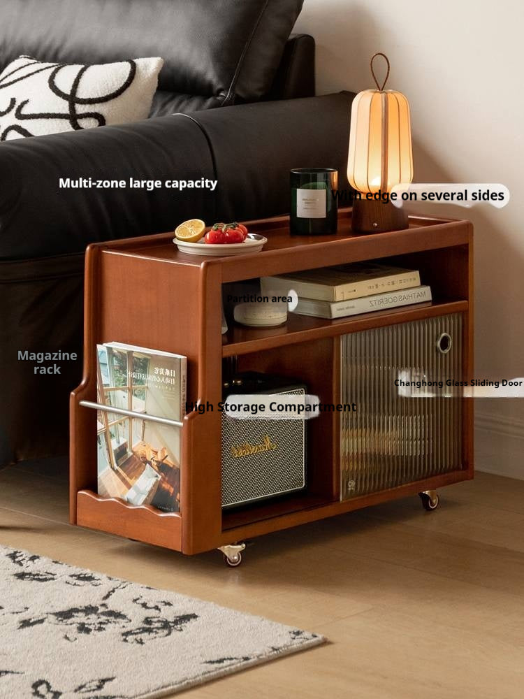 Oak, Poplar, Black Walnut Solid Wood Ancient Style Side Table