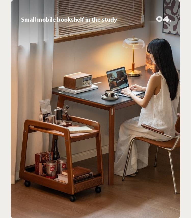 Poplar Solid Wood Antique Style Side Table