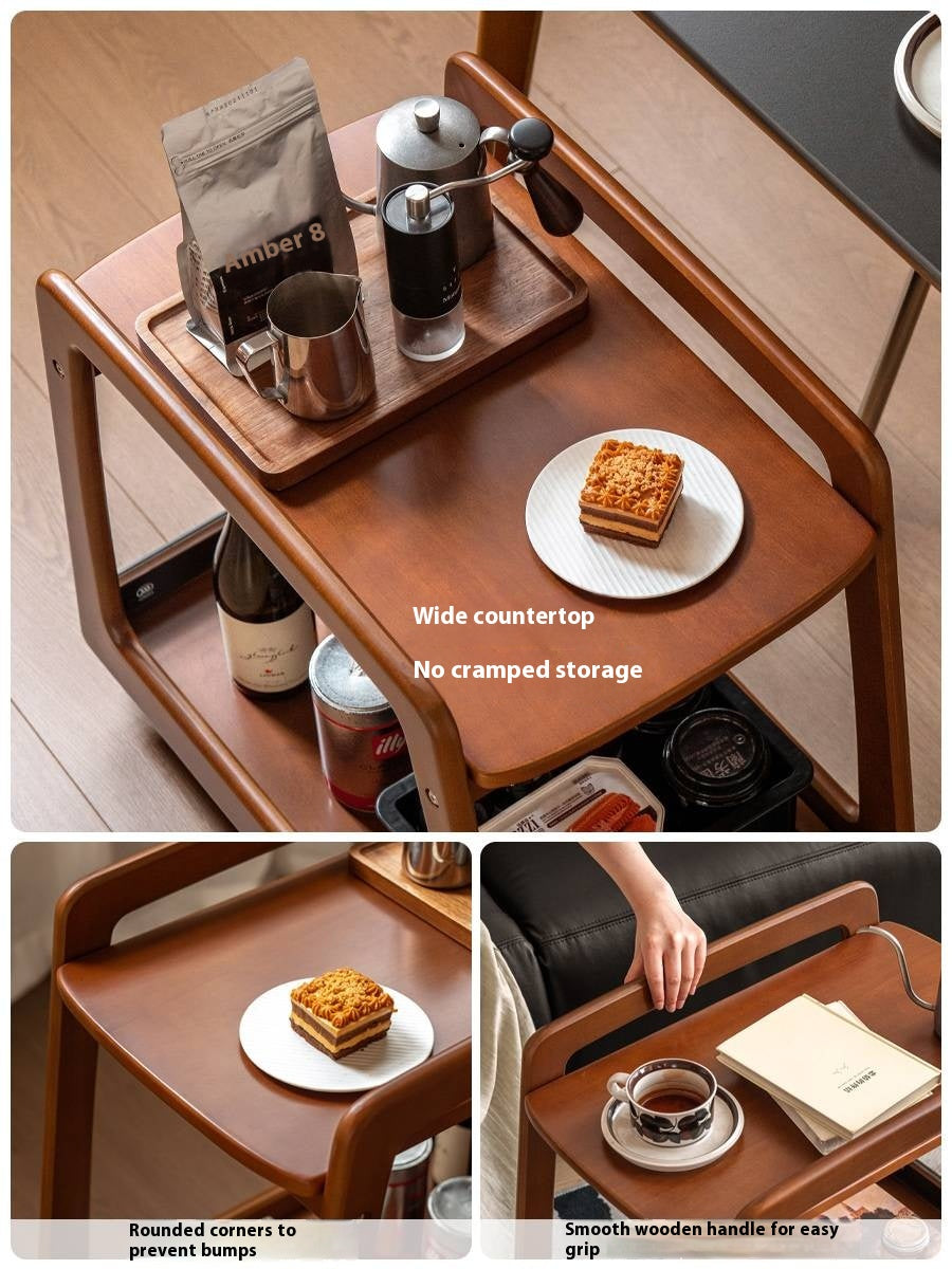 Poplar Solid Wood Antique Style Side Table.