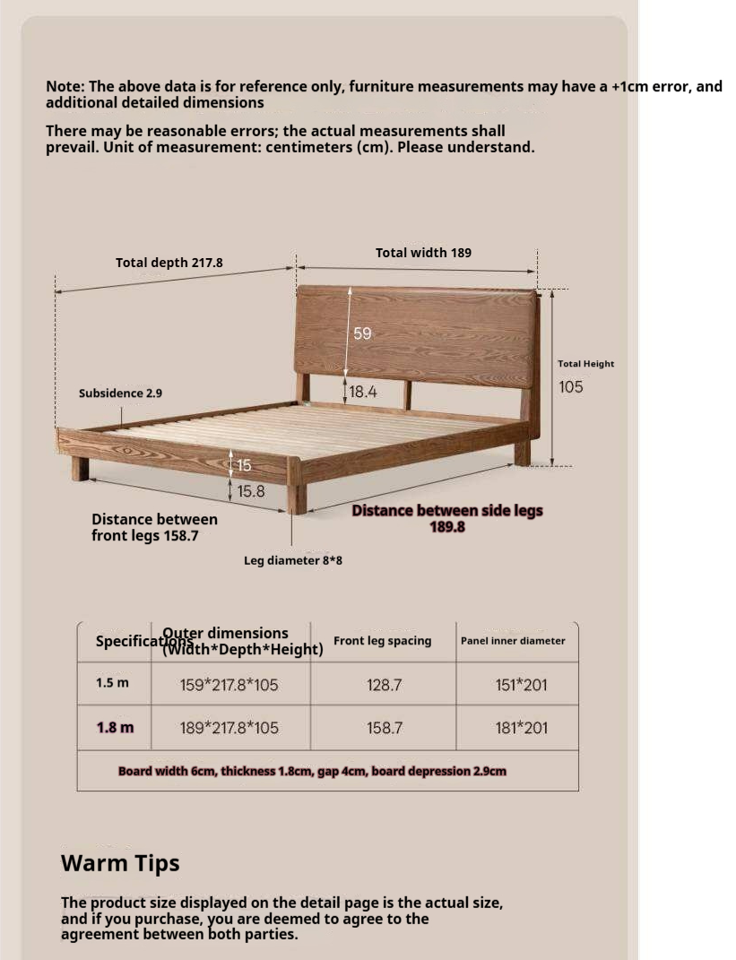 Ash Solid Wood Modern Multifunctional Night Light Bed Light Walnut Color